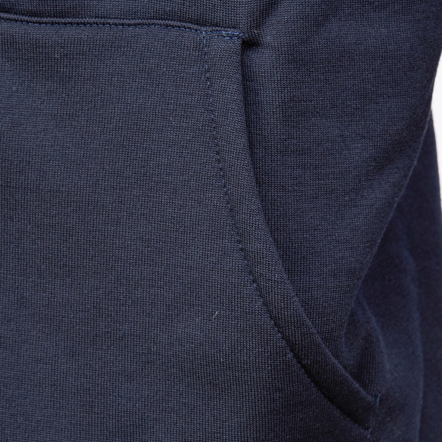 Traveller Navy Blue Wool Hoodie