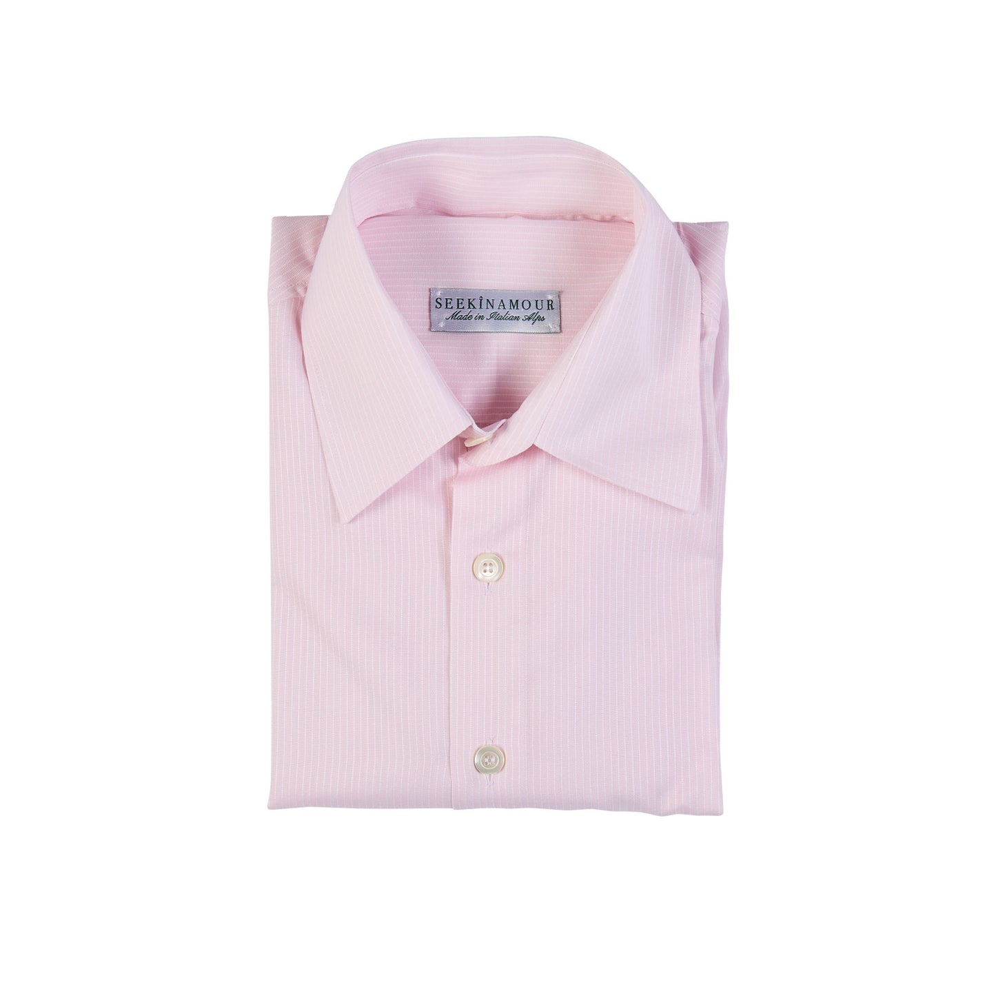 White Stripes Pink Cotton Shirt