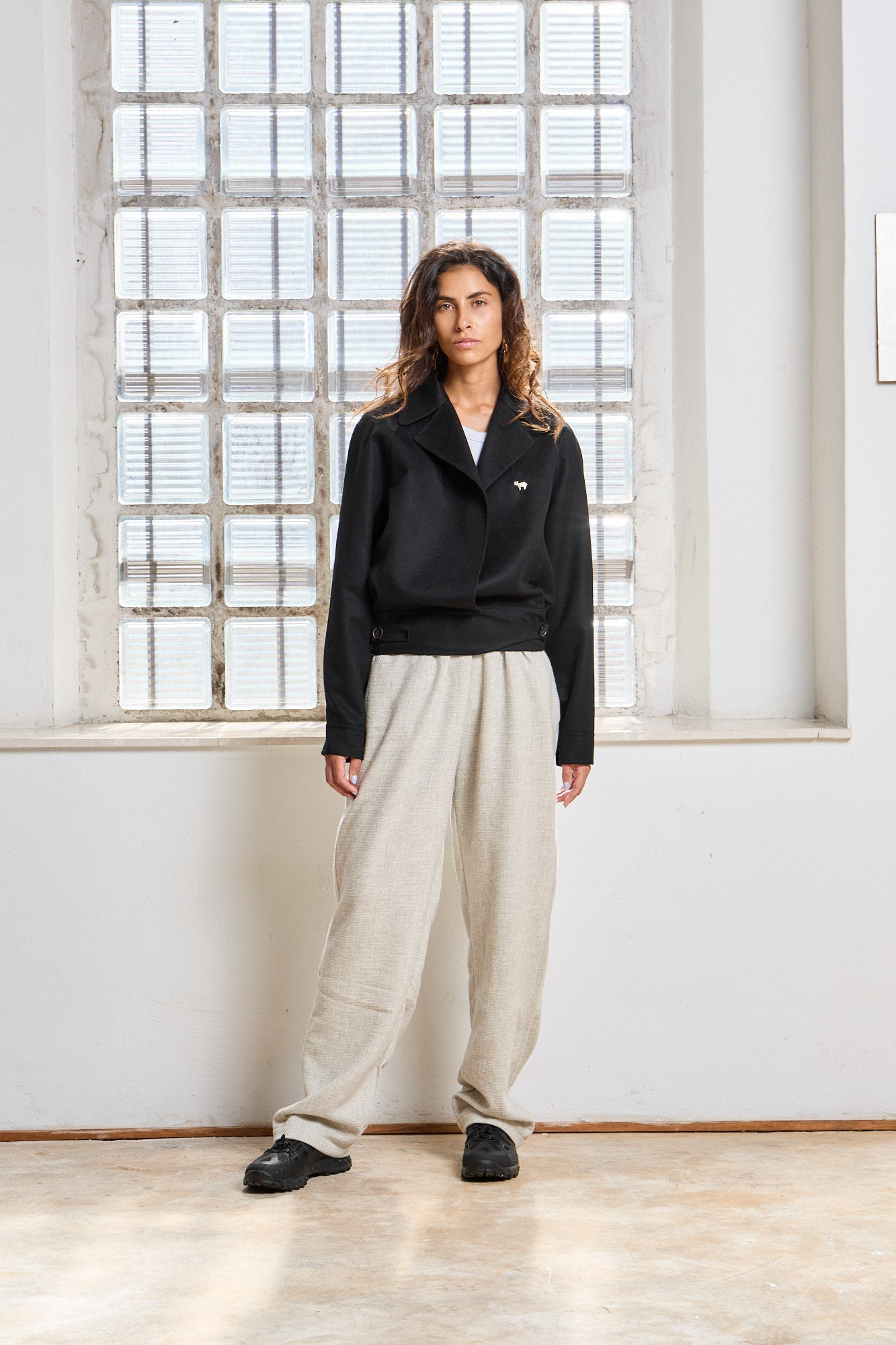 Cashmere Double Biker Jacket