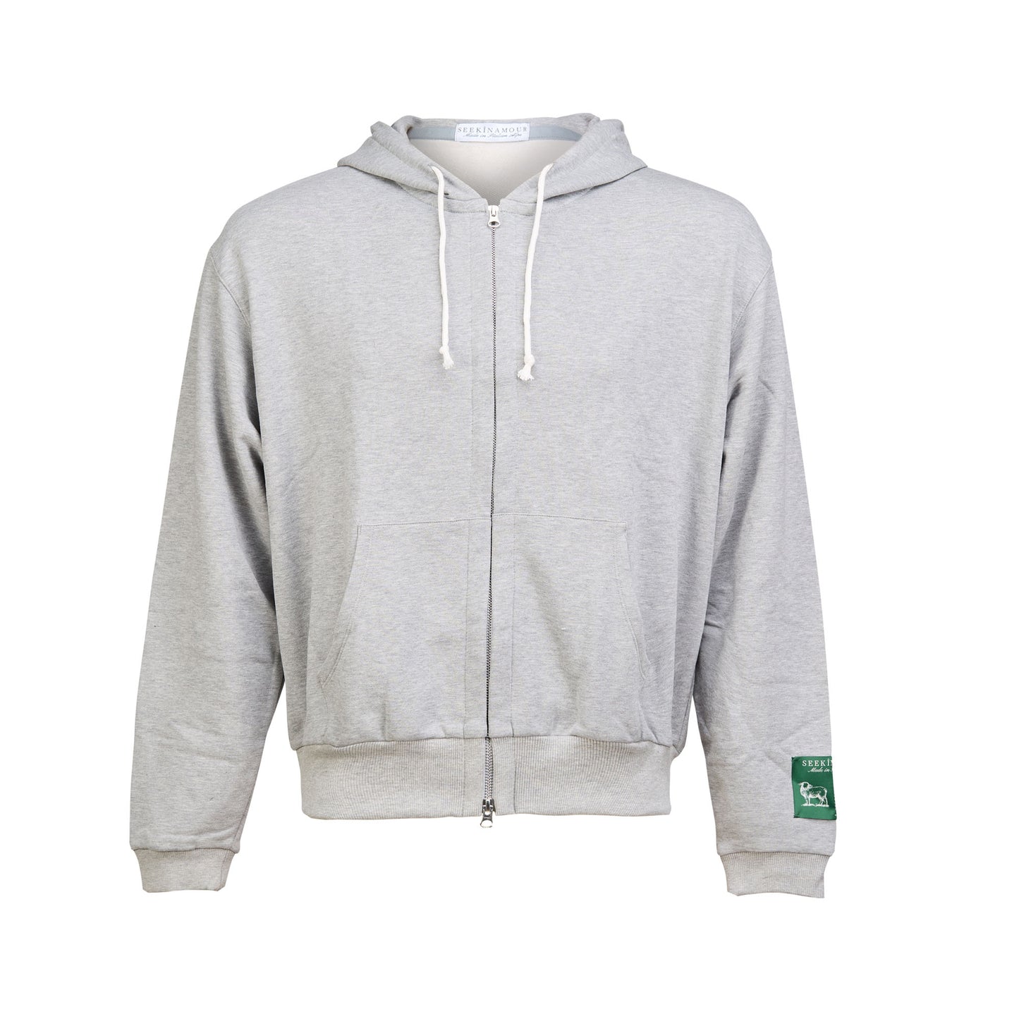 Traveller Stone Grey Cotton Hoodie