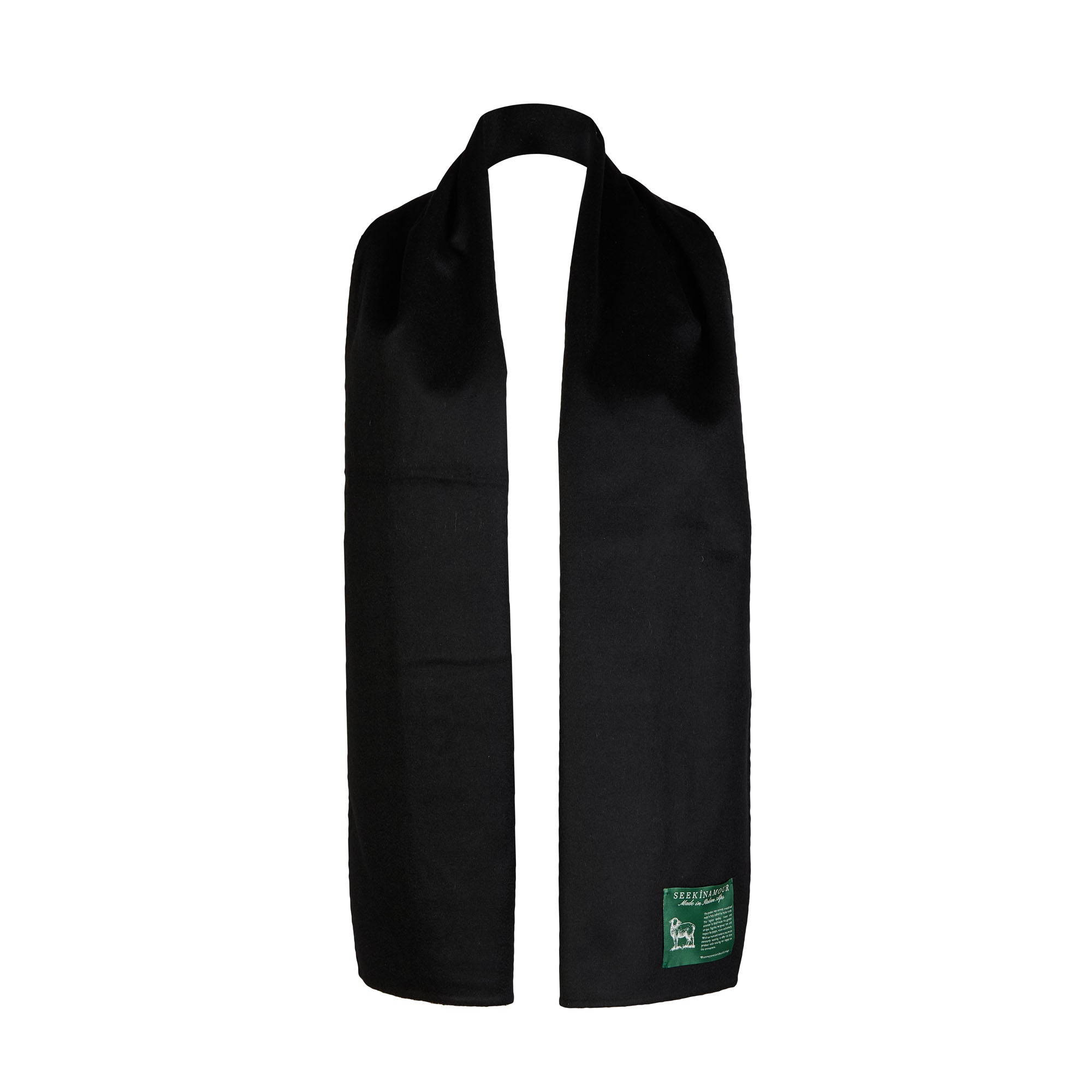 Cashmere Double Black Scarf