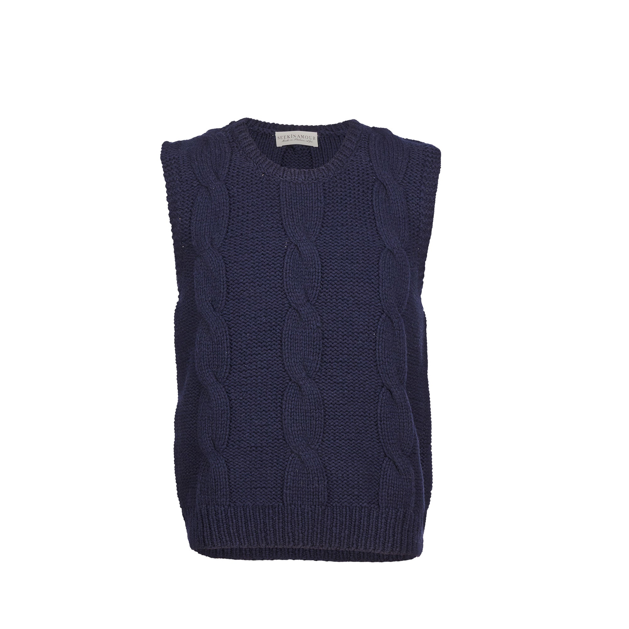 Hand Knit Cashmere Top