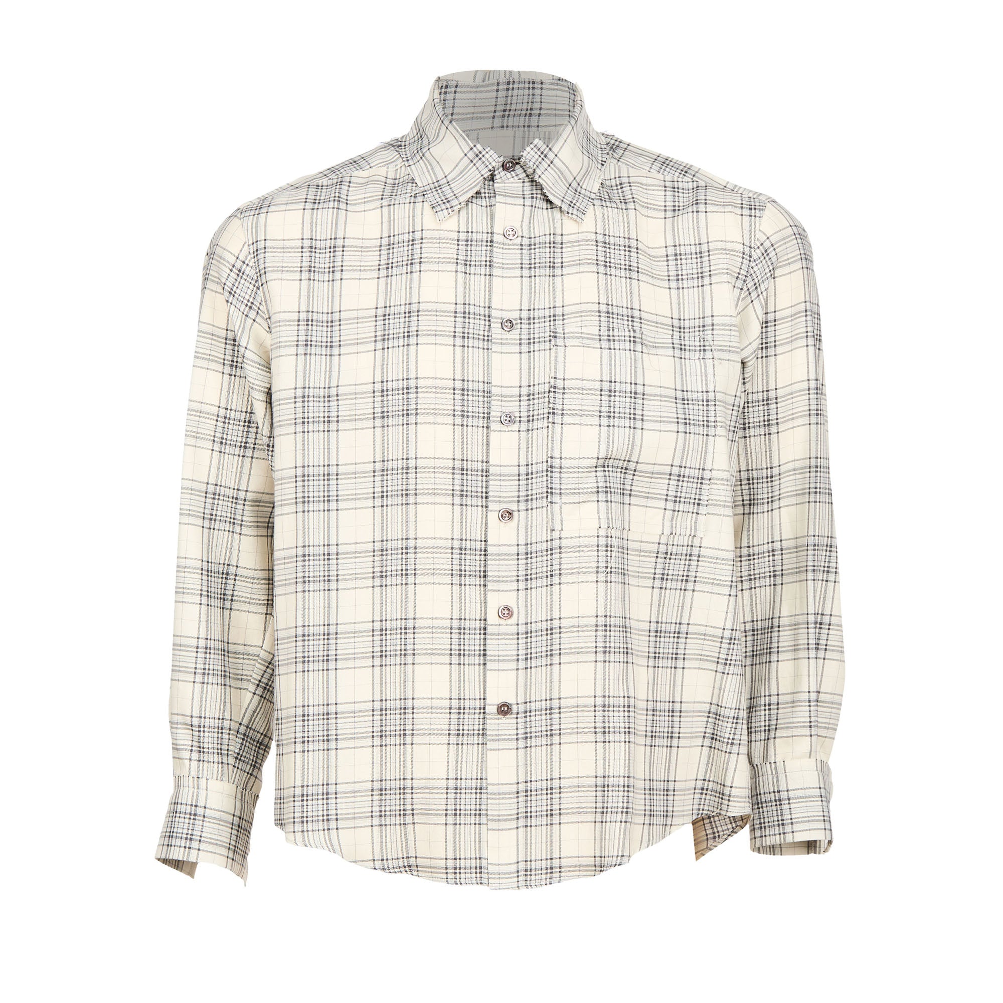 Glasgow Raw Cut Cotton & Cashmere Shirt