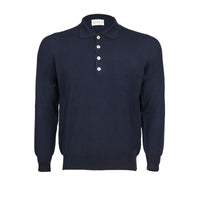 Merino Wool & Cashmere Knitted Polo Shirt