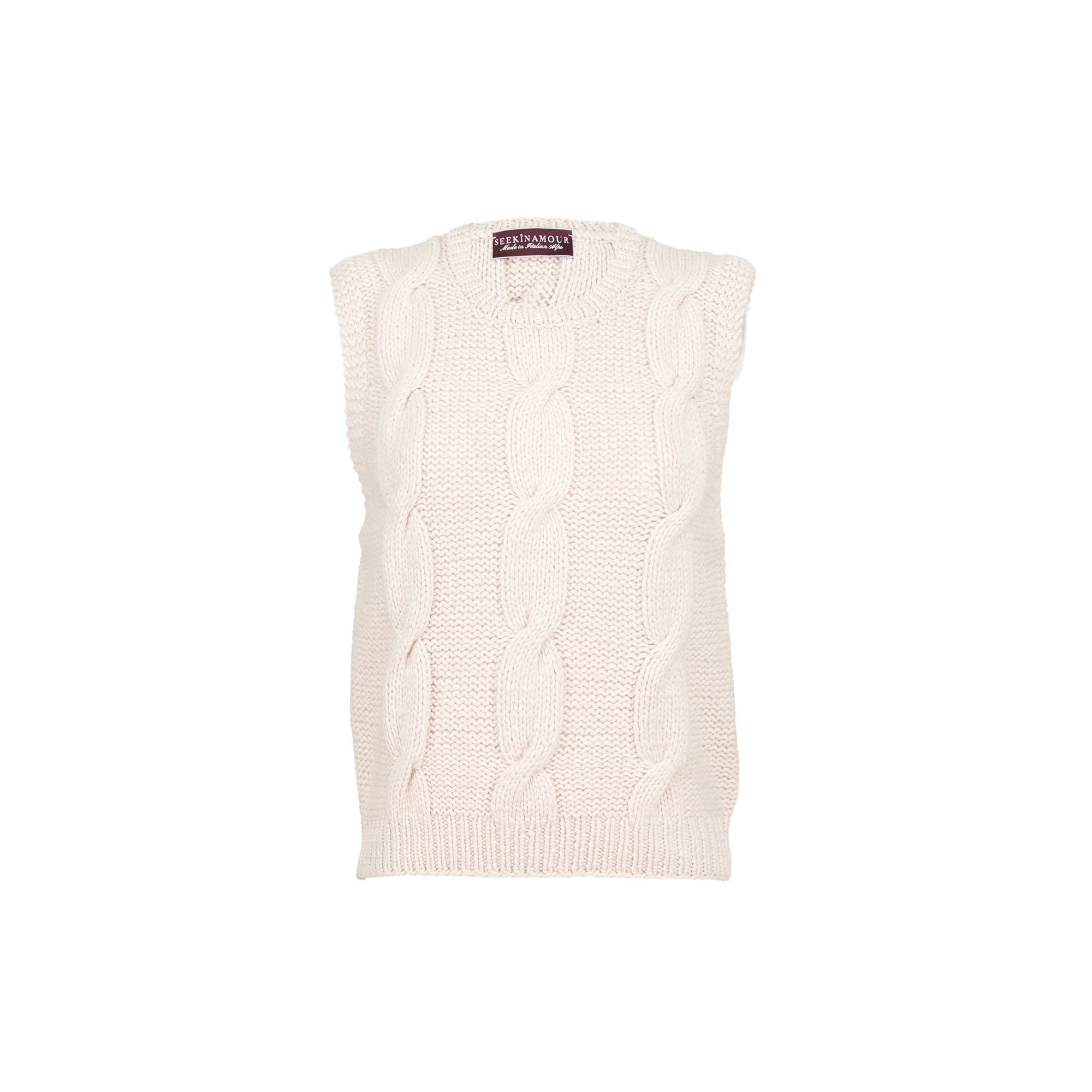 Hand Knit Cashmere Top