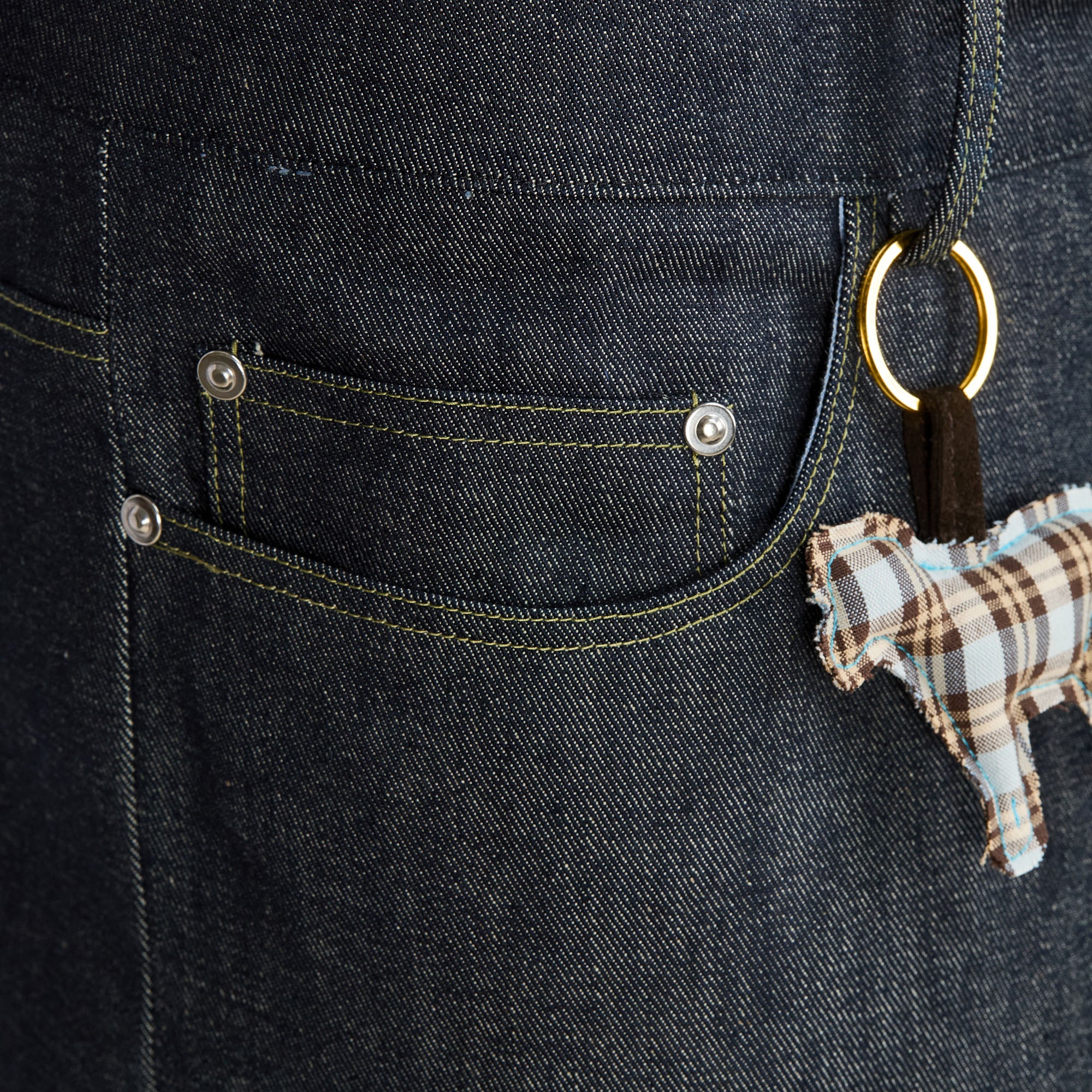 Five Pockets Wide Leg Selvedge Jeans