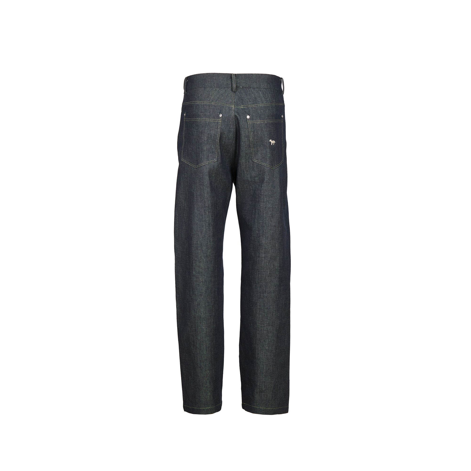 Five Pockets Wide Leg Selvedge Jeans