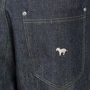 Five Pockets Wide Leg Selvedge Jeans
