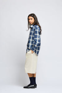 Glasgow Raw Cut Cotton & Silk Shirt