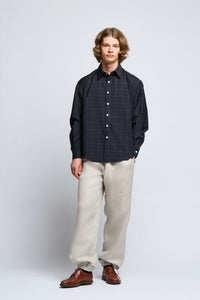 Wool Graph Check Shirt