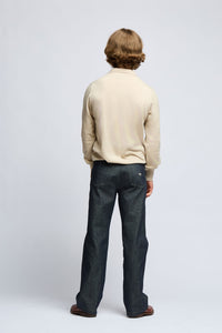 Five Pockets Wide Leg Selvedge Jeans