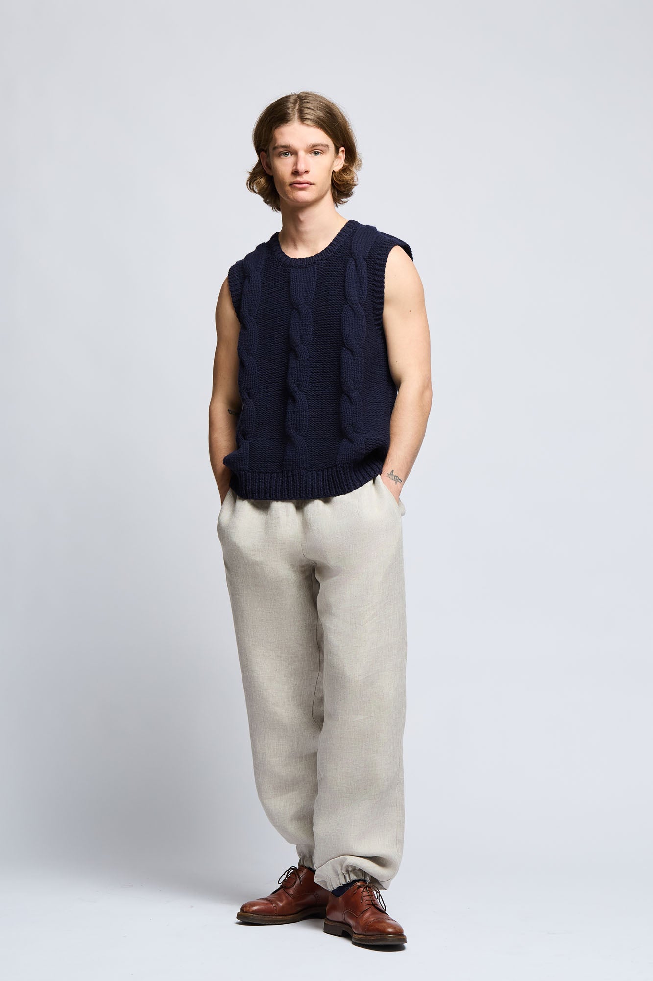 Hand Knit Cashmere Top
