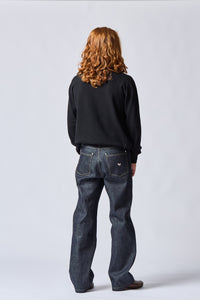 Five Pockets Wide Leg Selvedge Jeans