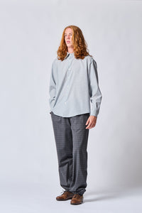 Belpaese Merino Wool Hairline Stripes Shirt