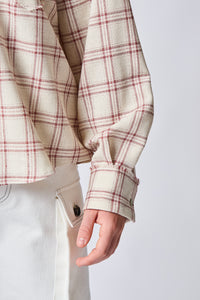 Glasgow Raw Cut Wool Silk Linen Shirt