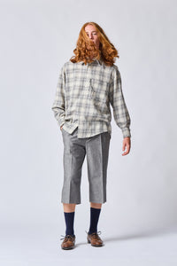 Glasgow Raw Cut Cotton & Cashmere Shirt