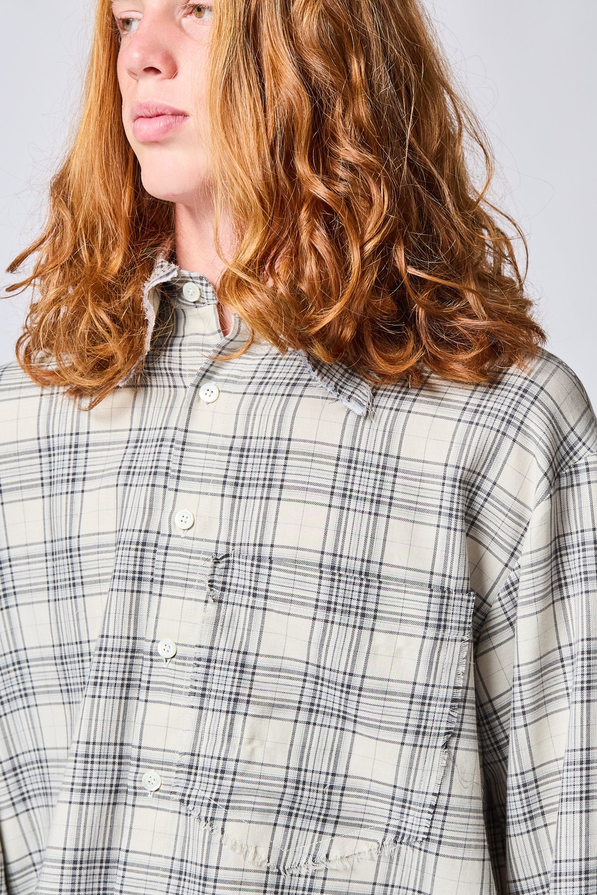 Glasgow Raw Cut Cotton & Cashmere Shirt