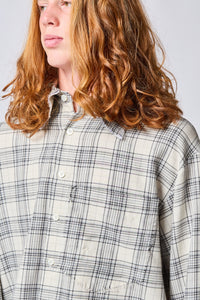 Glasgow Raw Cut Cotton & Cashmere Shirt