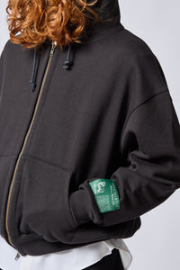Traveller Cotton Cashmere Zip Hoodie