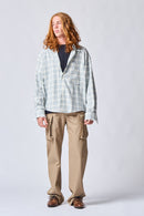 Glasgow Raw Cut Cotton & Cashmere Shirt