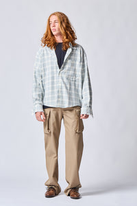 Glasgow Raw Cut Cotton & Cashmere Shirt