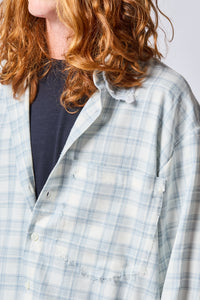 Glasgow Raw Cut Cotton & Cashmere Shirt