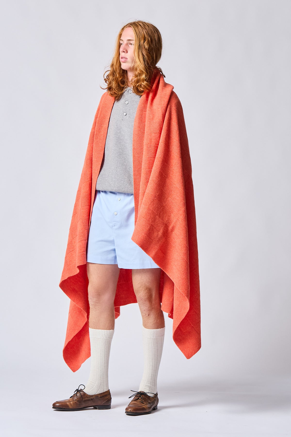 Hand Knitted Wool Blanket
