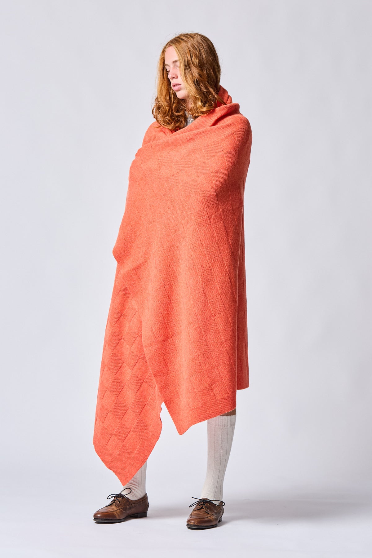 Hand Knitted Wool Blanket