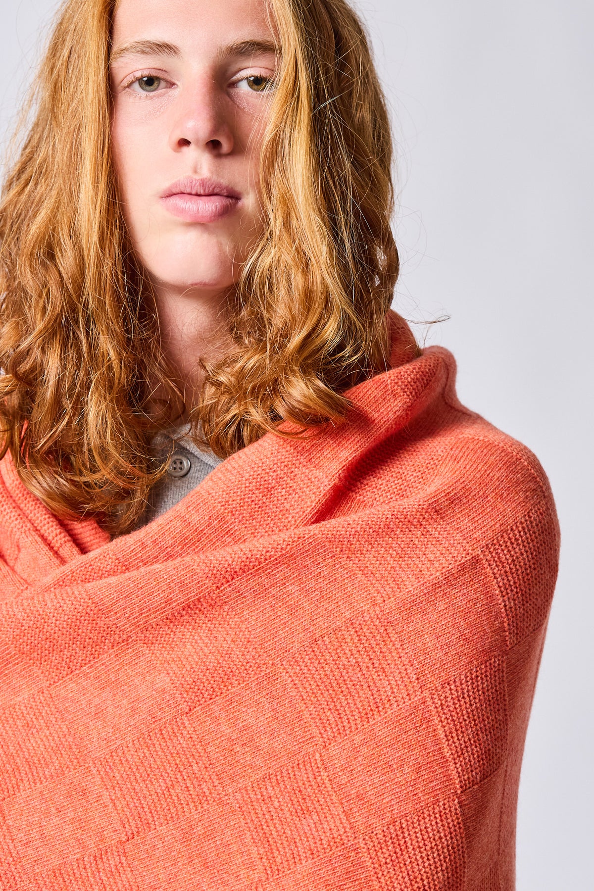 Hand Knitted Wool Blanket
